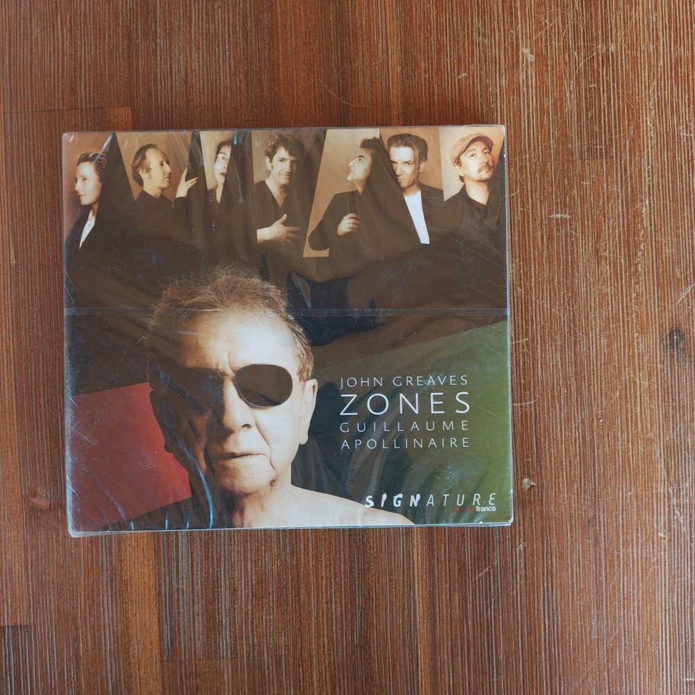 John Greaves Zones (CD) (UK IMPORT) Sealed‎ 3415820000579 2022 Radio France